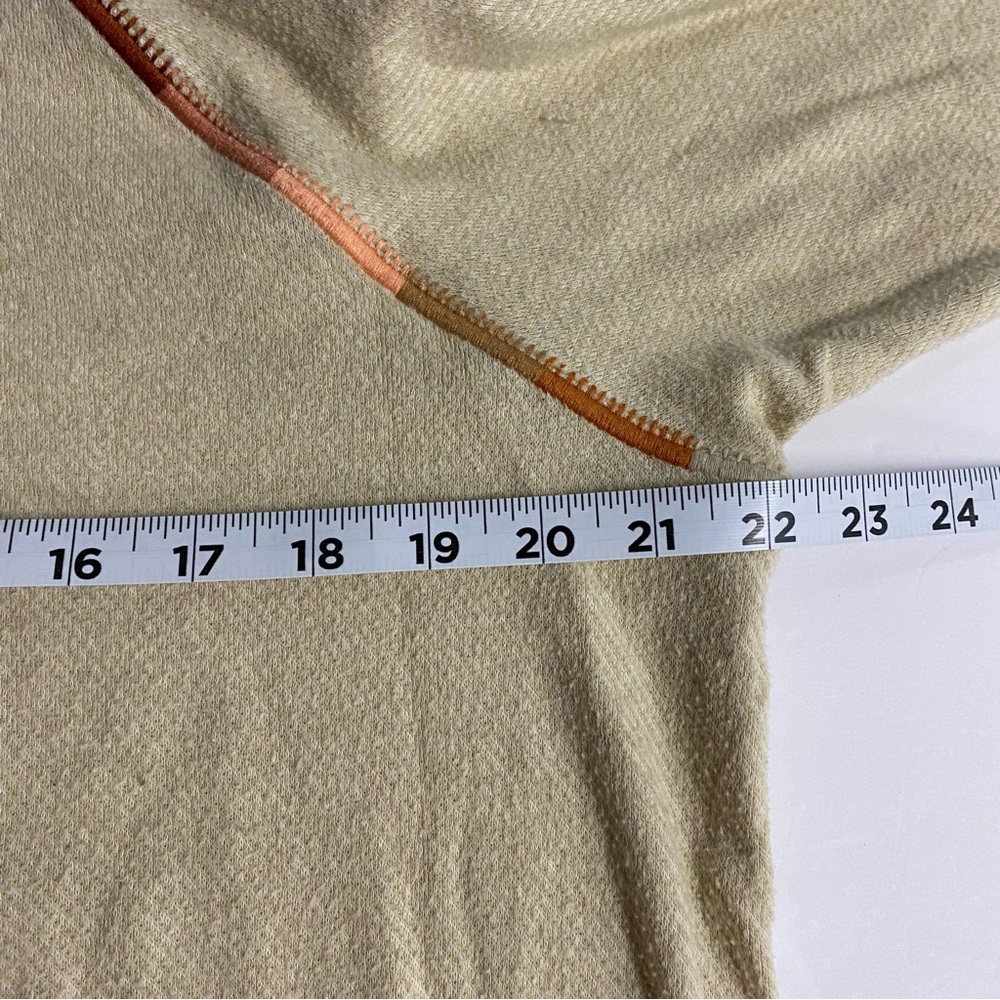Faherty Embellished Legend Hoodie Oatmeal Multi Color, Women’s US Medium - Picture 6 of 8